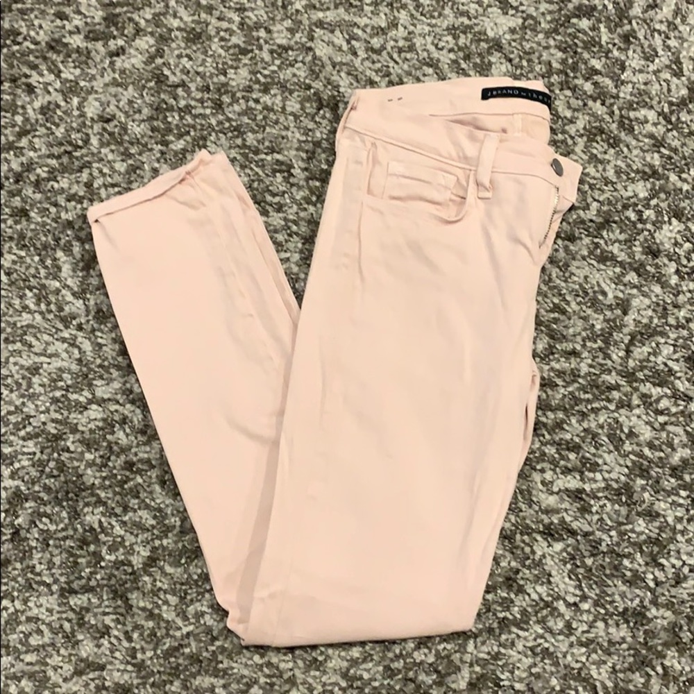 J Brand skinny leg in Pink Powder